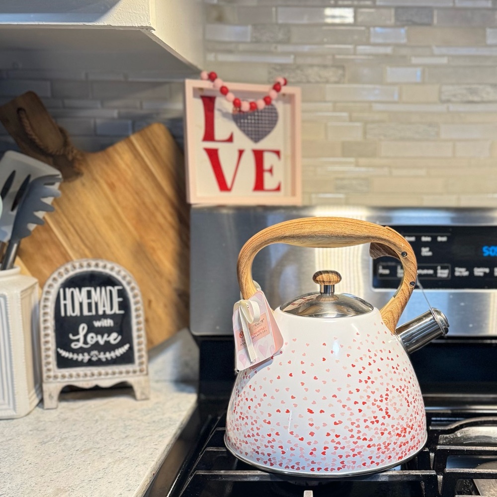NWT Masterclass white kettle